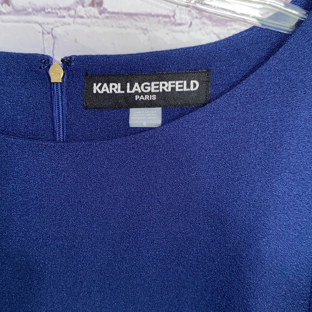 NWT Karl Lagerfeld Tulip Dress Size 8 - Picture 3 of 5